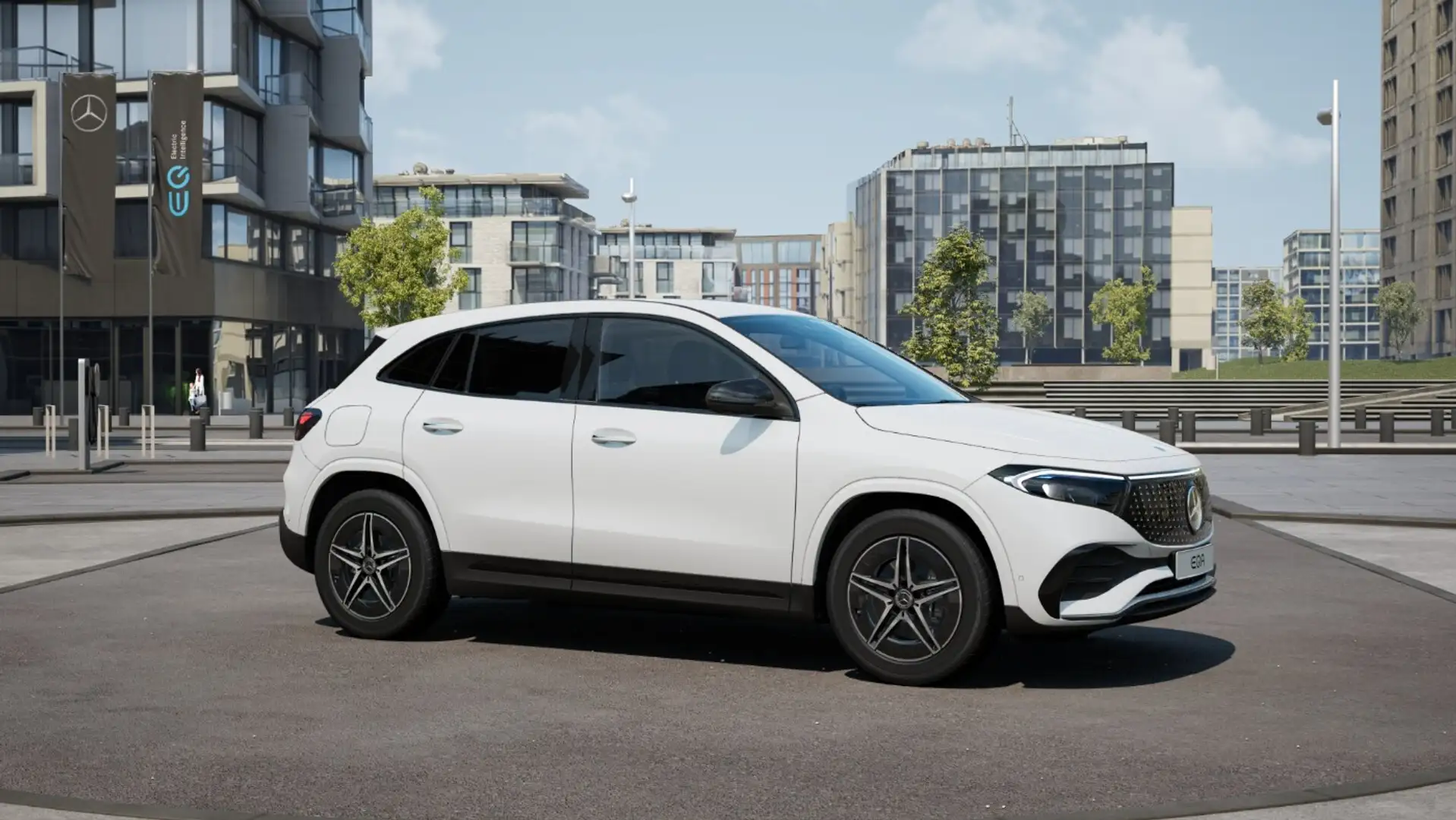 Mercedes-Benz EQA 250 + Ö-Edition Navi,Rückfahrkamera,Klima Weiß - 2