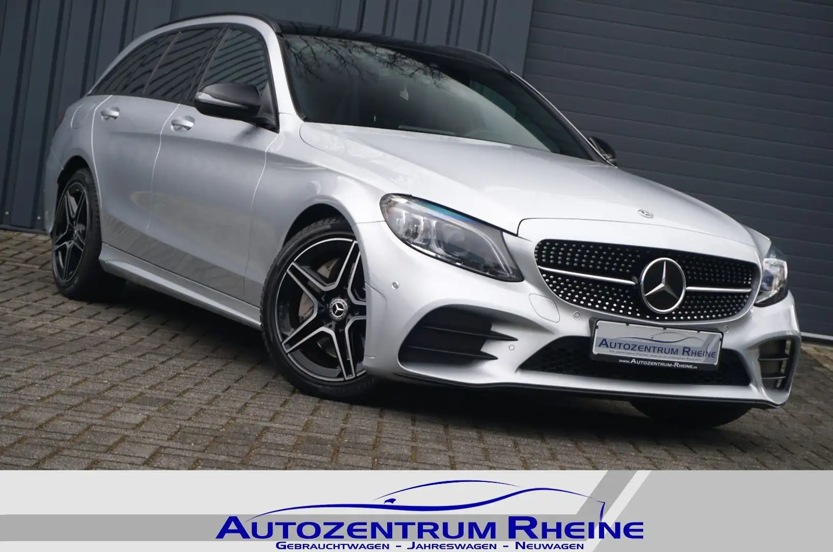 Mercedes-Benz C 300 T AMG Multib RFK PANO SHZ NAV Ambiente ACC Silber - 1