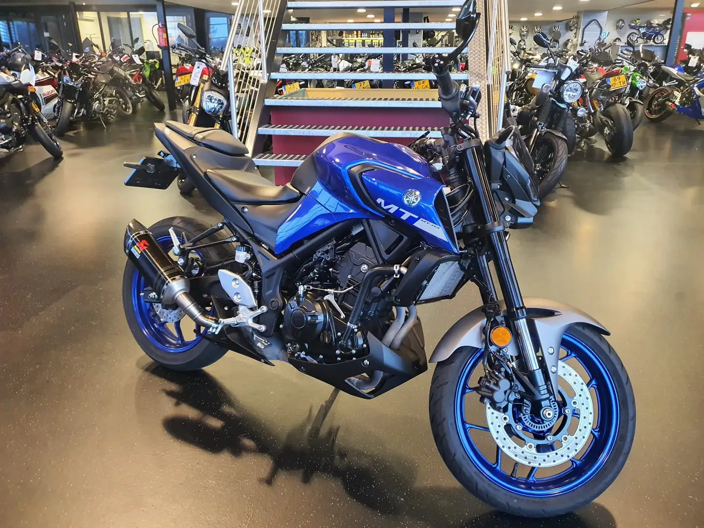 Yamaha MT-03 Blauw - 1