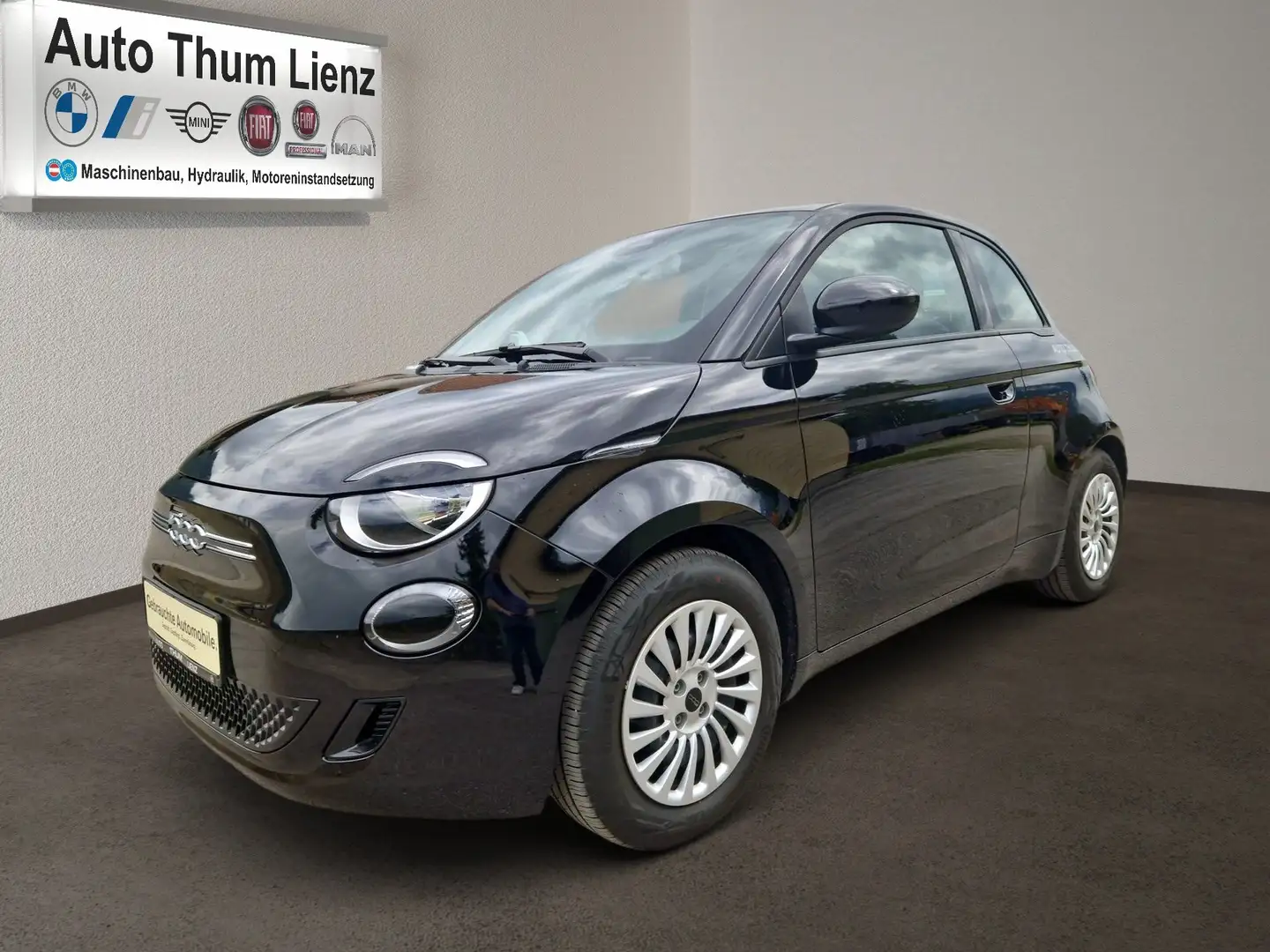 Fiat 500 Elektro Hatchback 500e Hatchback Zwart - 1