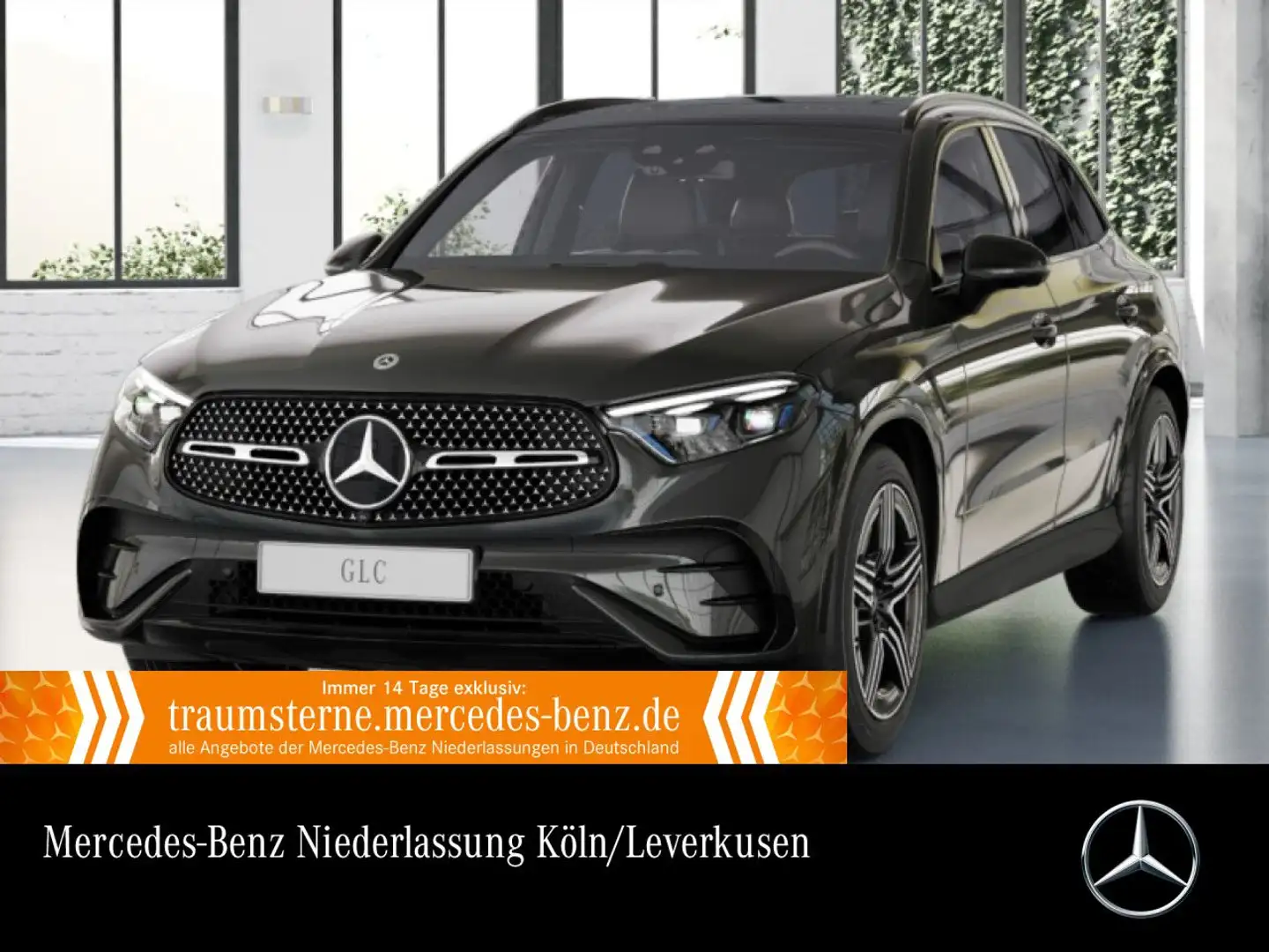 Mercedes-Benz GLC 200 4M AMG+NIGHT+PANO+360+AHK+KEYLESS+9G Grau - 1