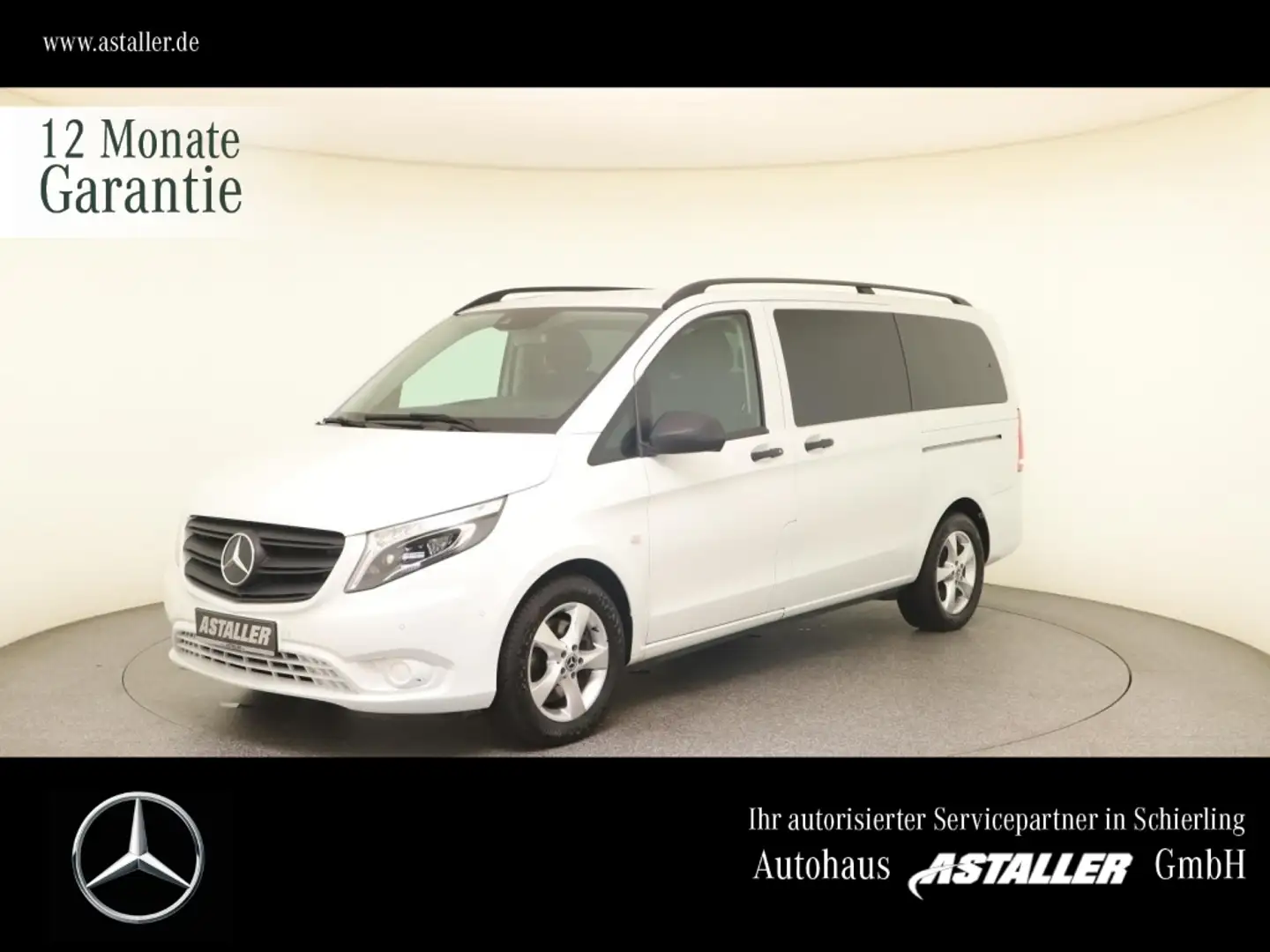 Mercedes-Benz Vito 124 CDI Tourer Edition Pro Lang L2 Liege+7S Weiß - 1