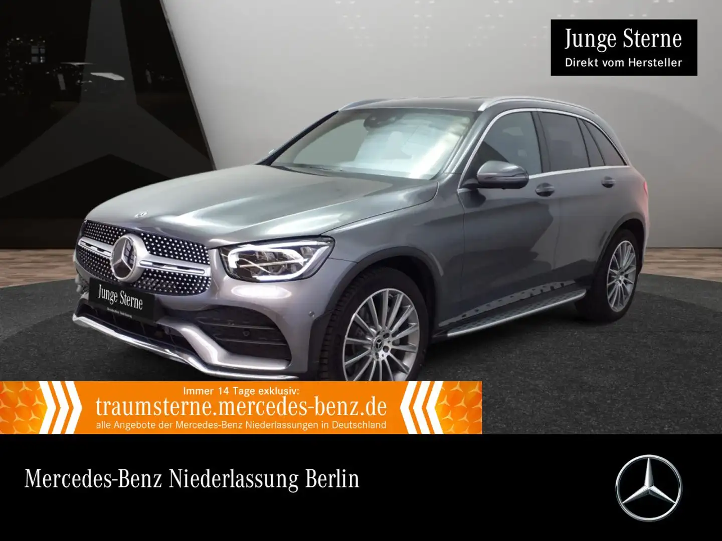 Mercedes-Benz GLC 300 4M AMG+360+LED+FAHRASS+BURMESTER+KEYLESS Grau - 1