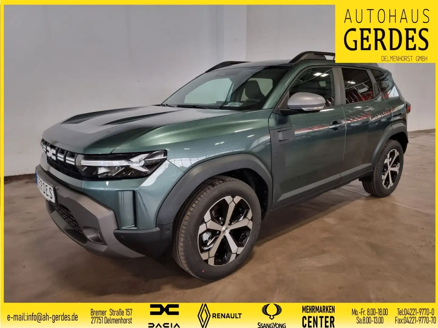 Dacia Duster Hybrid 140 Journey Grün - 1
