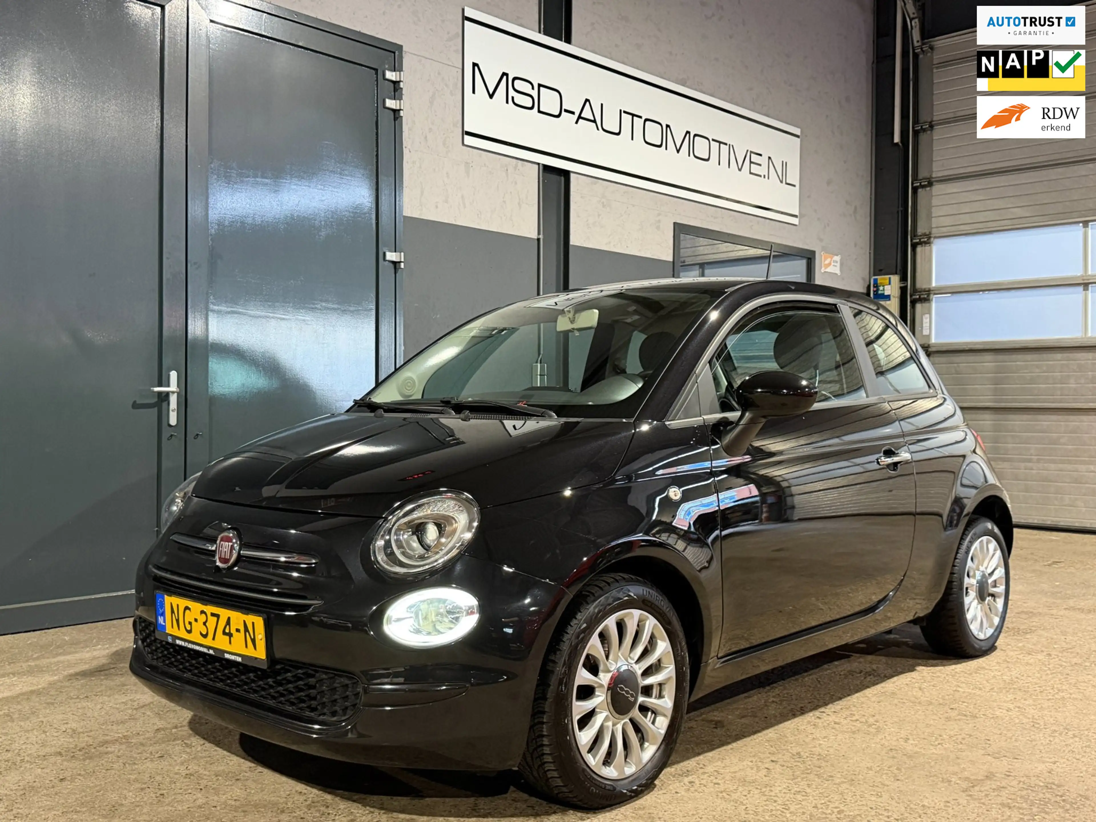 Fiat 500 0.9 TwinAir Turbo Popstar Led Org Nederlands NAP