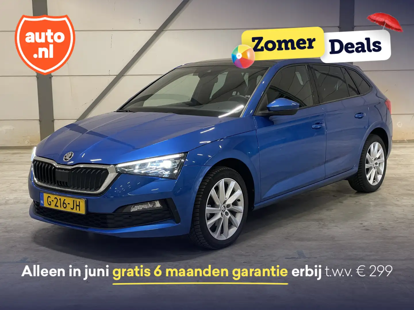 Skoda Scala 1.0 TSI Sport Business | Trekhaak | Panoramadak | Modrá - 1