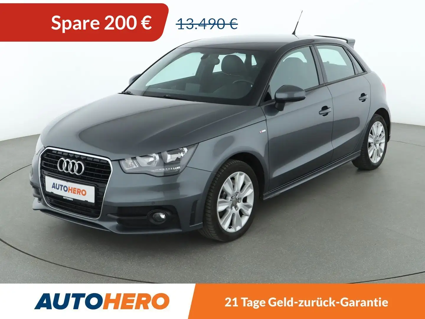 Audi A1 2.0 TDI S line Sportpaket*PDC*SHZ*KLIMA* Grau - 1