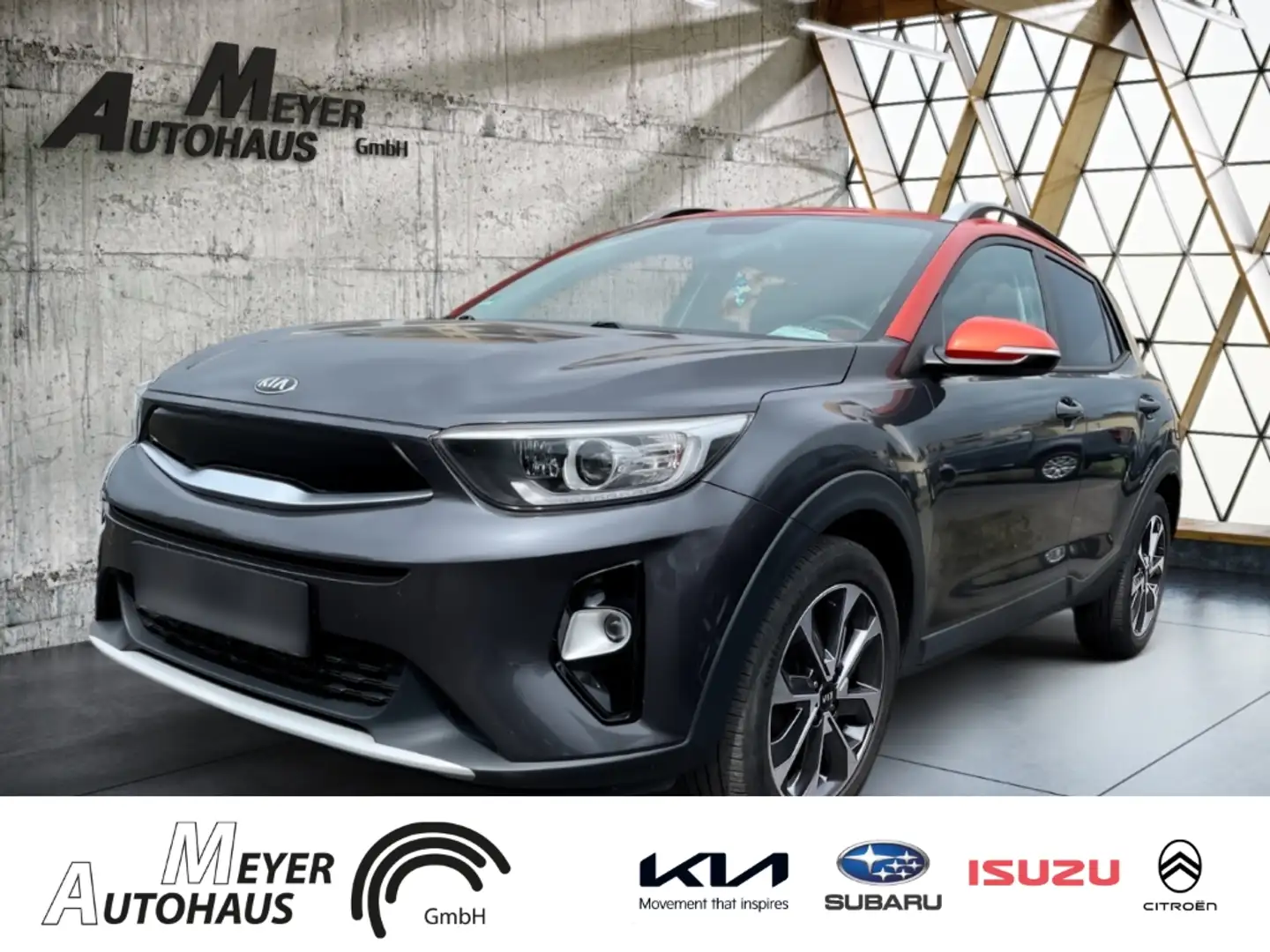 Kia Stonic 1.4 Vision+Navigation+Einparkhilfe hinten+Lenkradh Orange - 2