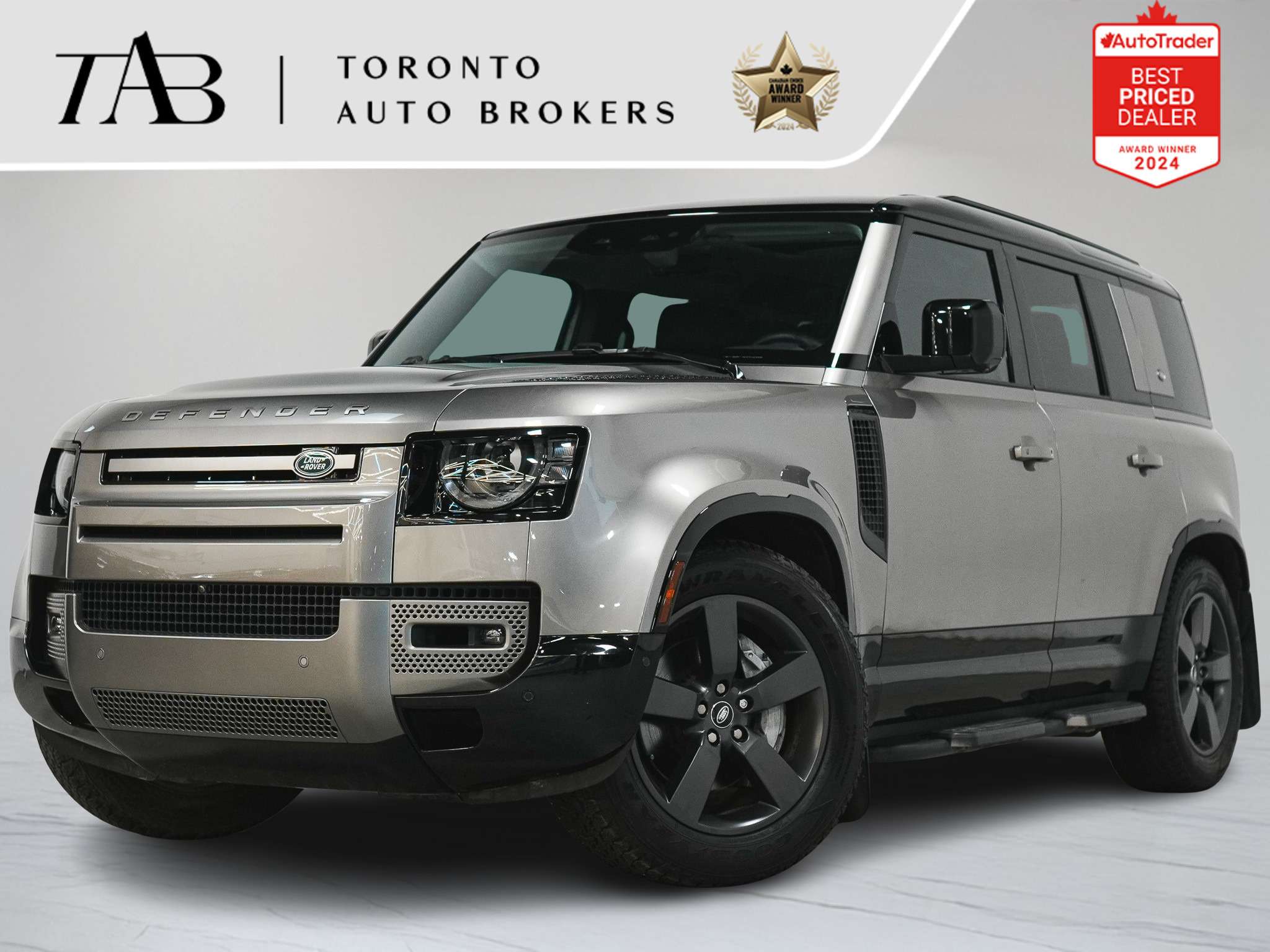 Silver 2024 Land Rover Defender 110 P400 X-Dynamic SE AWD SUV / Crossover All-Wheel Drive Automatic