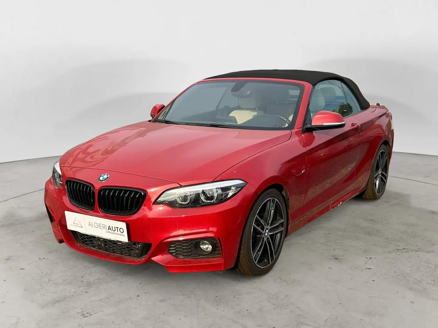 BMW 218 BMW 218 D 2.0 150 CV CABRIO MSPORT Rosso - 1