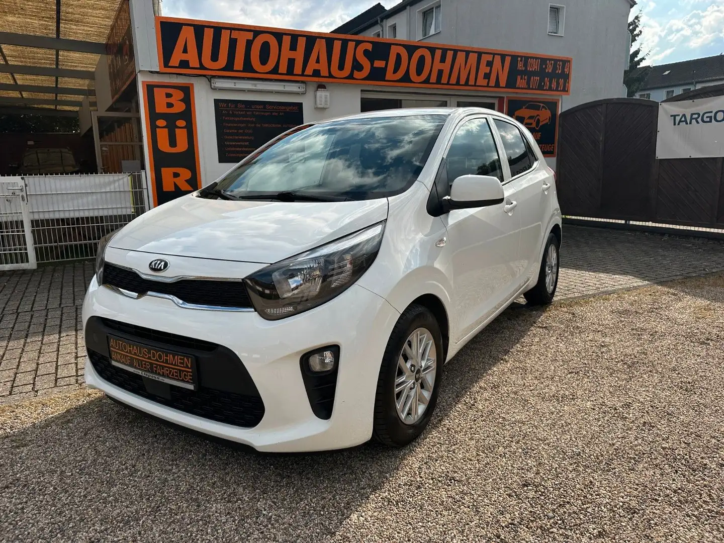 Kia Picanto +Scheckheft +Rückfahrkamera Blanc - 1