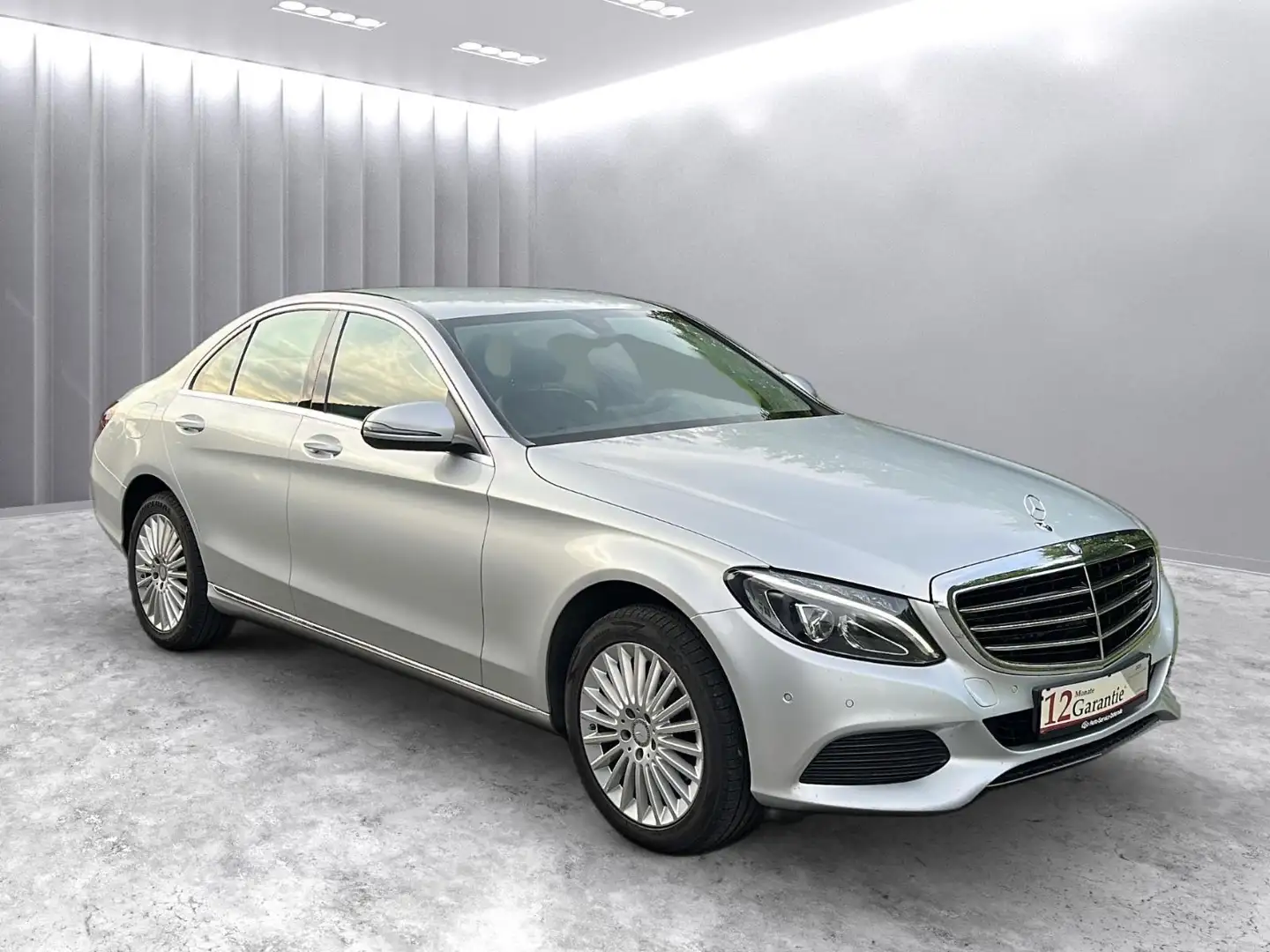 Mercedes-Benz C 200 CGI Lim. *2.Hand/ILS/Teilleder/Navi/Tempo* Silber - 1