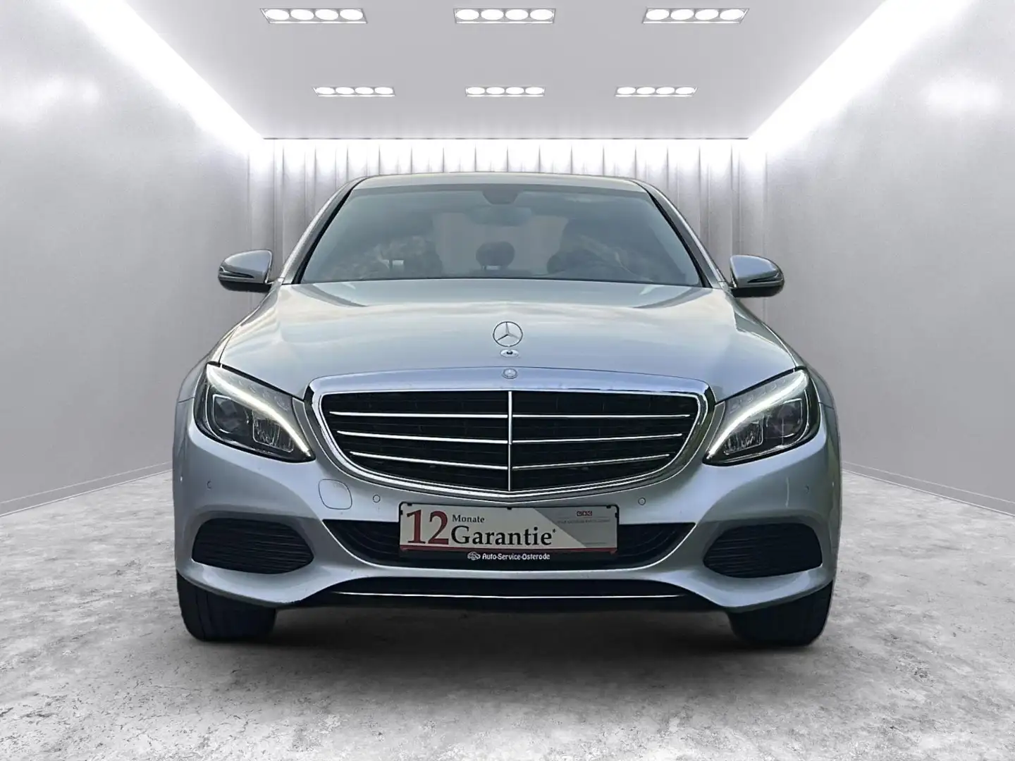 Mercedes-Benz C 200 CGI Lim. *2.Hand/ILS/Teilleder/Navi/Tempo* Silber - 2