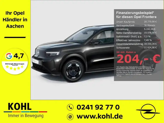 Opel Frontera Edition 1.2 DIT 100PS 48V-Hybrid Klima Temp PDC LE