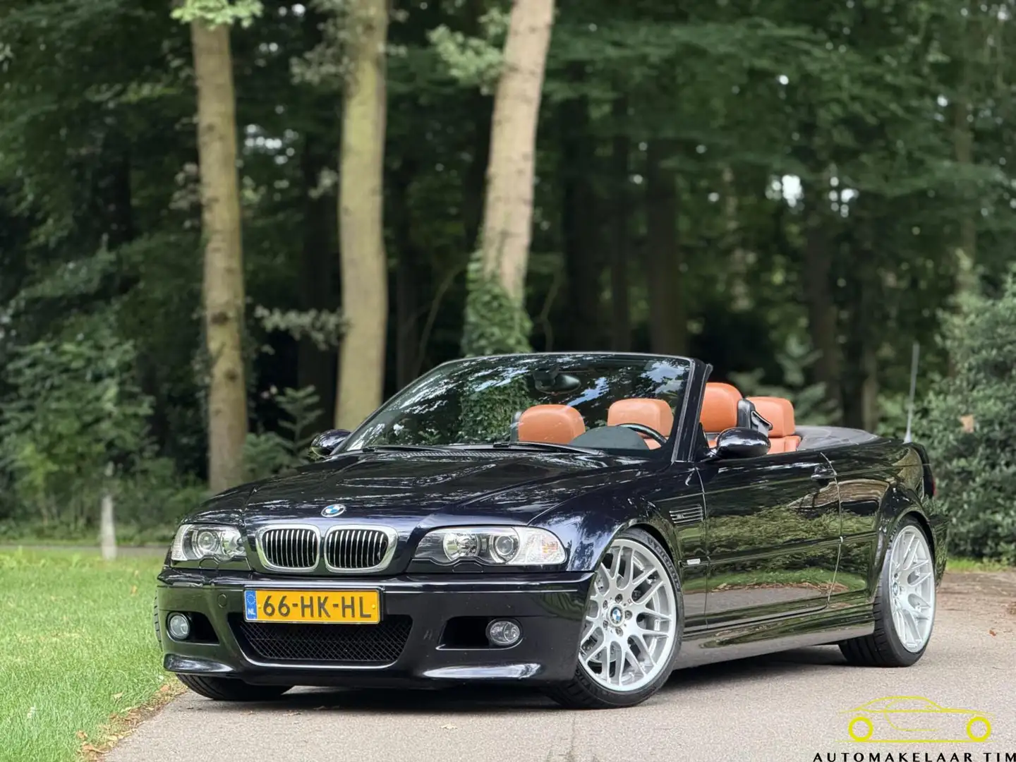 BMW M3 3-serie Cabrio / Origineel Nederlands / Topstaat Zwart - 1
