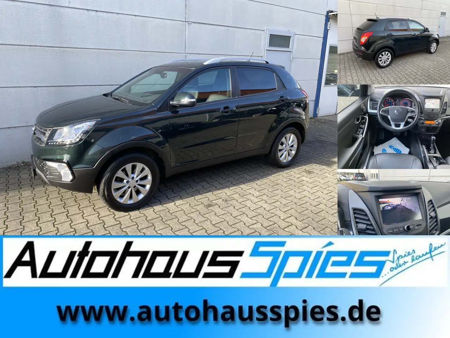 SsangYong Korando 2,2 e-XDI Sapphire 2WD AT Rkam Leder Nav Shz Grün - 1
