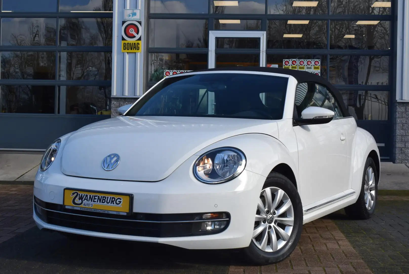 Volkswagen Beetle Cabriolet 1.2 TSI Design BlueMotion Navi Airco Km Blanc - 1