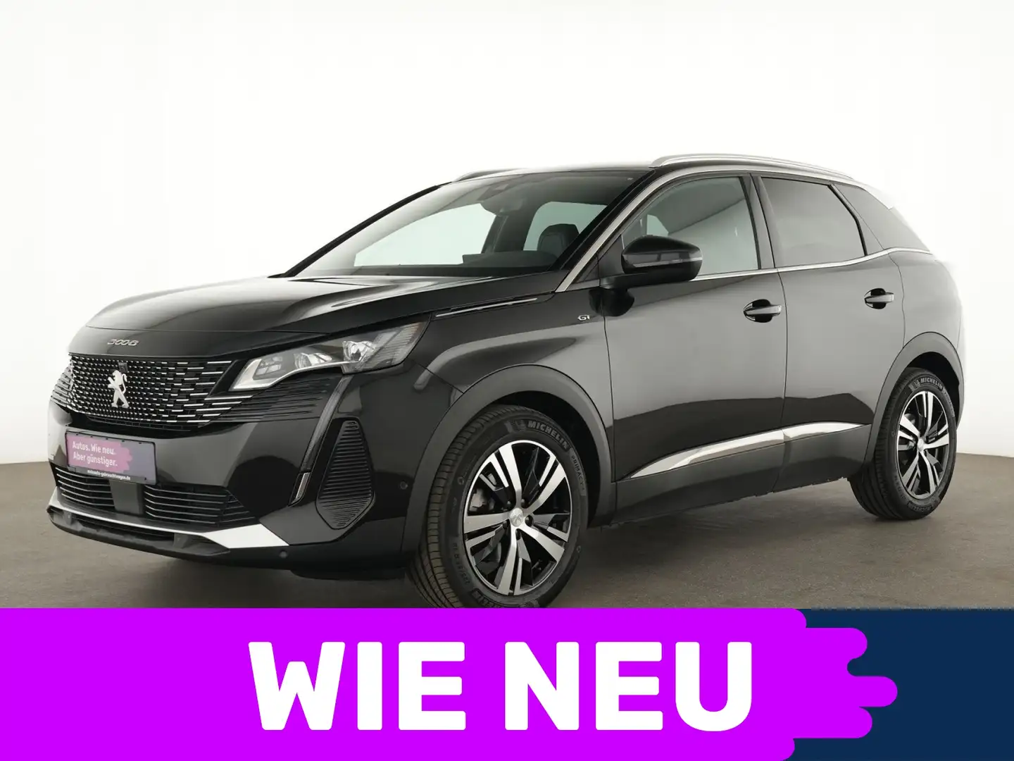 Peugeot 3008 GT Full-LED|Navigation|Kamera|PDC|SHZ|ACC Noir - 1