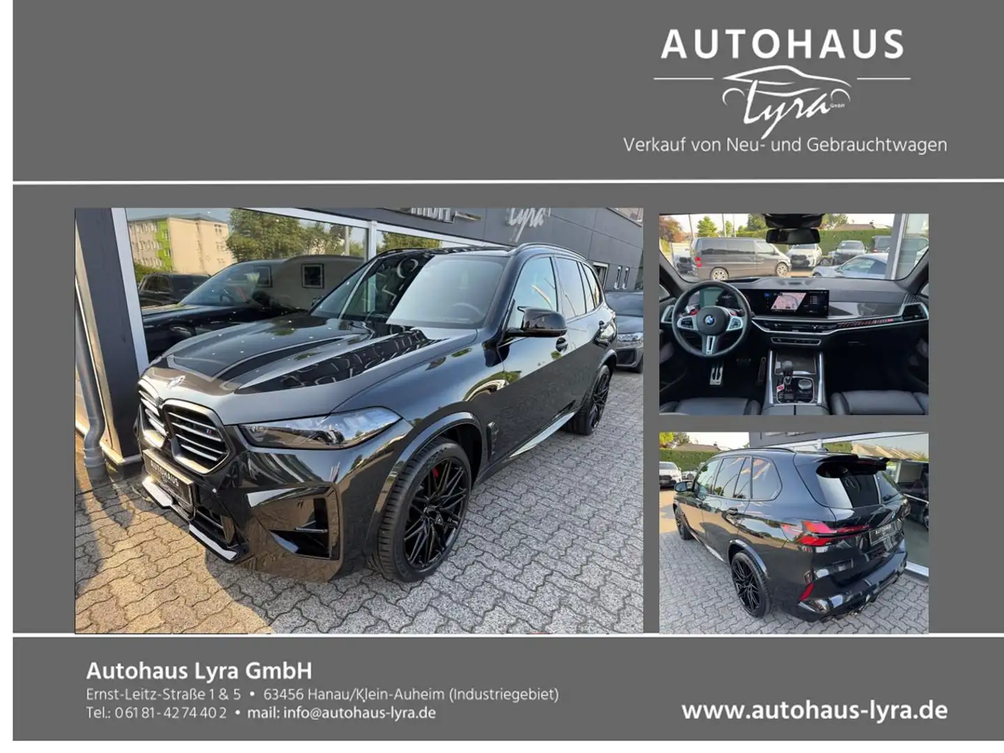 BMW X5 M Competition*LED*360°KAM*SKY-LOUNGE*B&W*SOFT Schwarz - 1