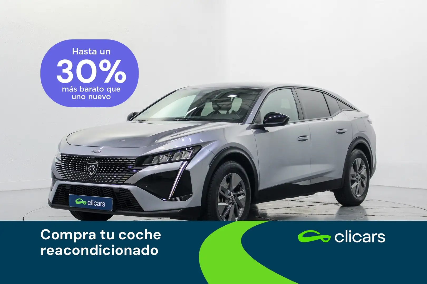 Peugeot 408 Hybrid 180 Allure e-EAT8 Plateado - 1