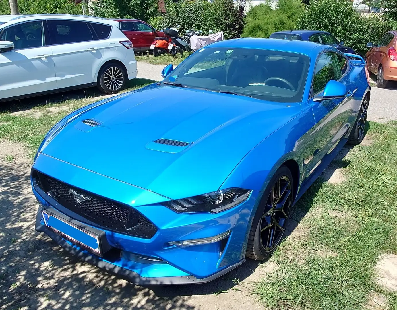 Ford Mustang Mustang 2,3 EcoBoost Aut. Blau - 1