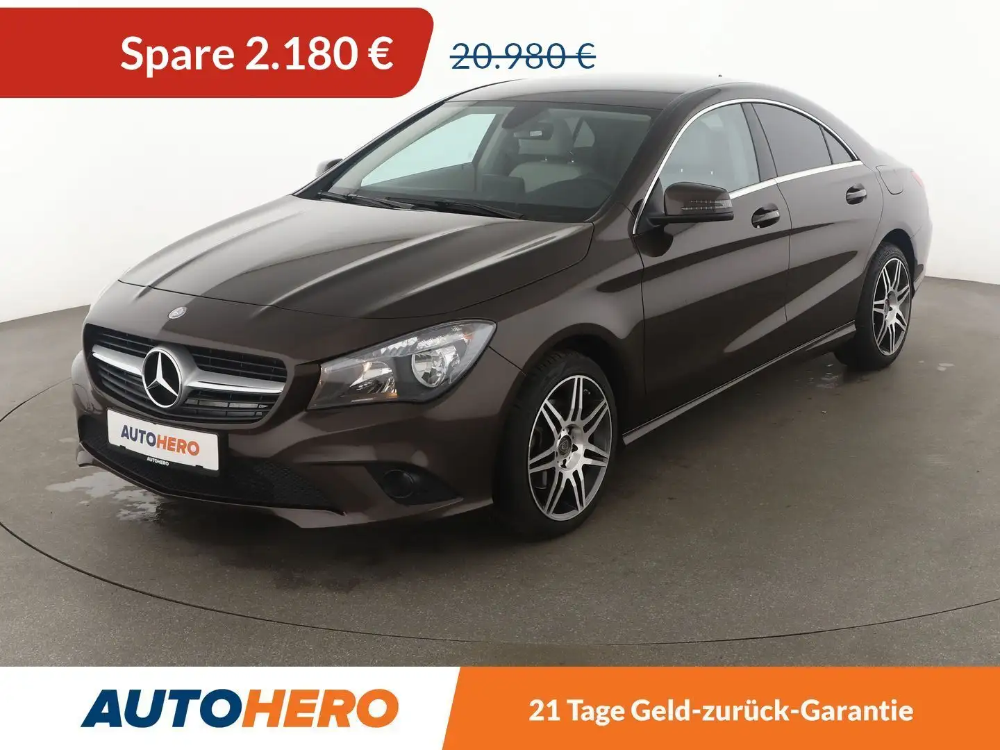 Mercedes-Benz CLA 180 Aut.*NAVI*CAM*TEMPO*KLIMA*GARANTIE* Brun - 1