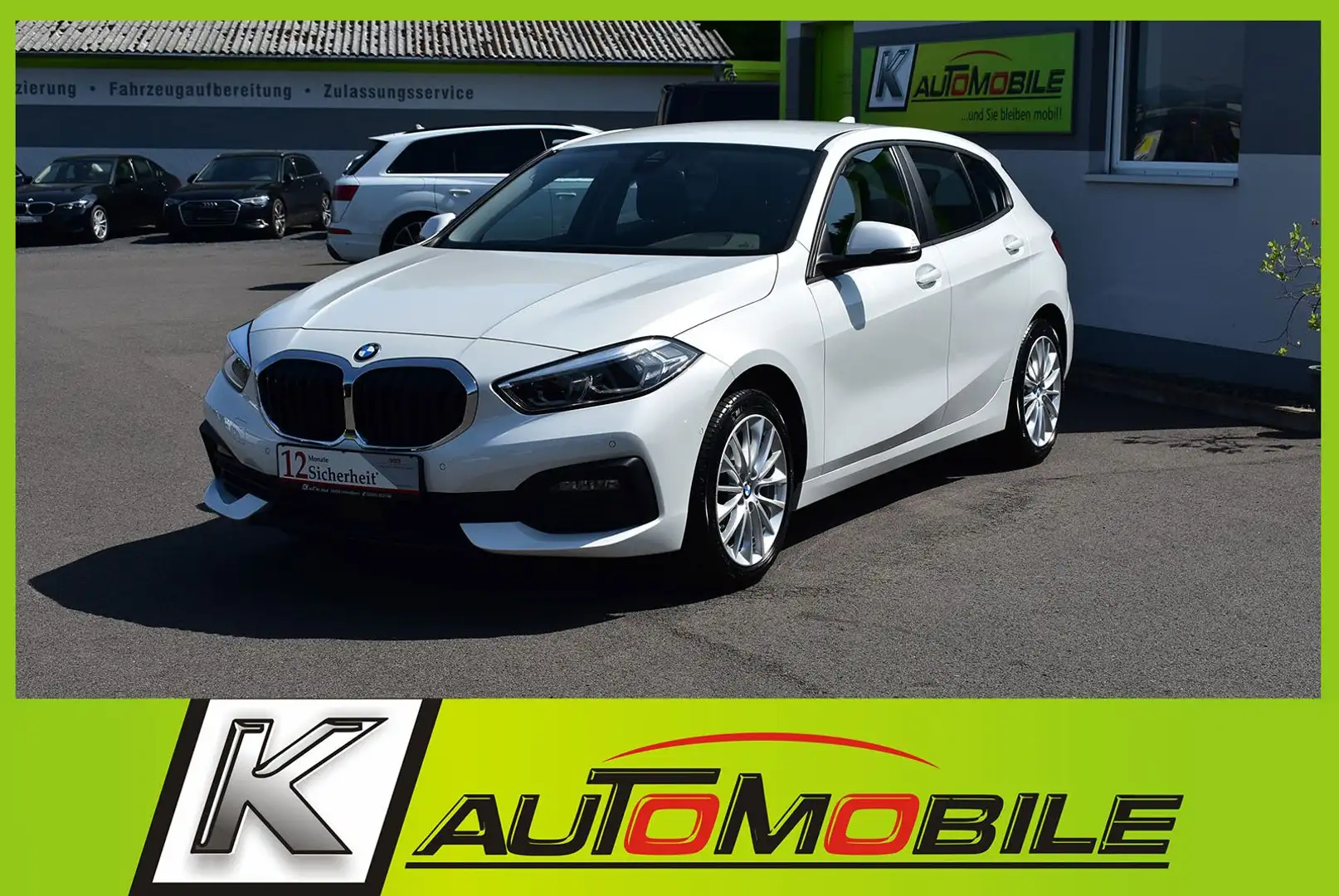 BMW 118 I LED+Navi+Lenkradheizung+HiFi+DAB+Kamera+ACC Blanc - 1