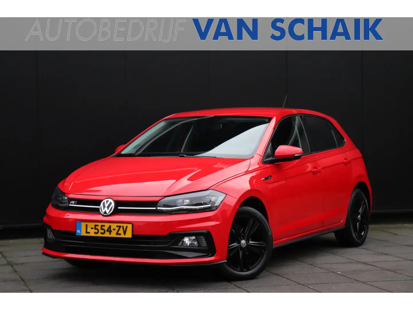 Volkswagen Polo 1.0 TSI Highline Business R | STOELVERW. | PDC | A Rood - 1