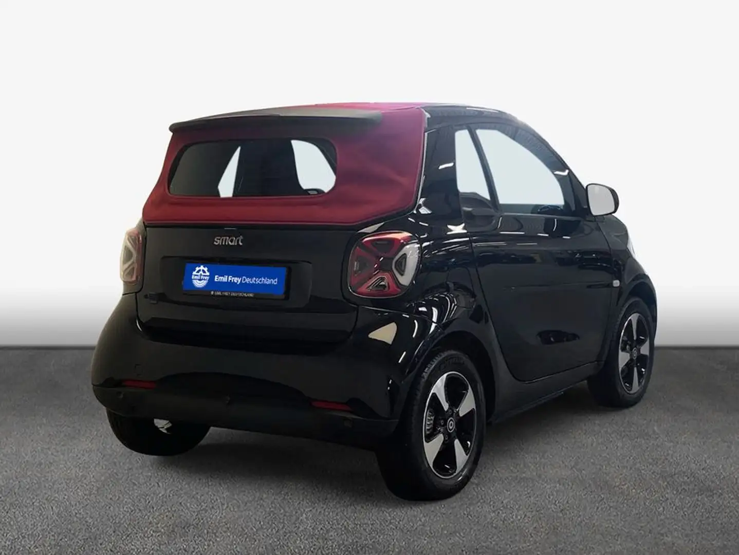 smart forTwo fortwo cabrio EQ passion/Verdeck rot/22 kW/Exclusi Schwarz - 2