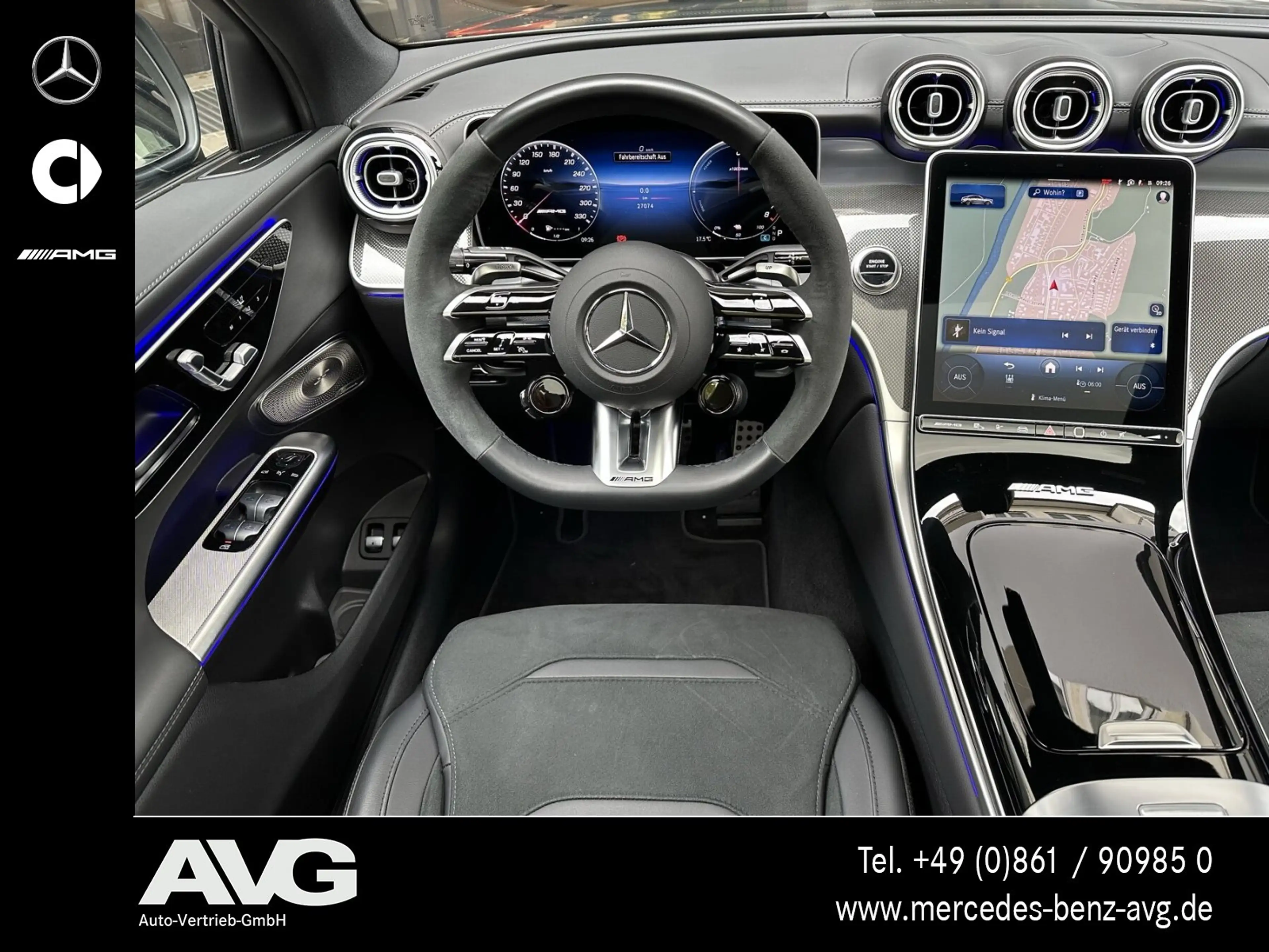 Mercedes-Benz GLC 63 AMG GLC 63S E Coupé Pano AHK 21" Night MATTGRAU Burm — photo 14