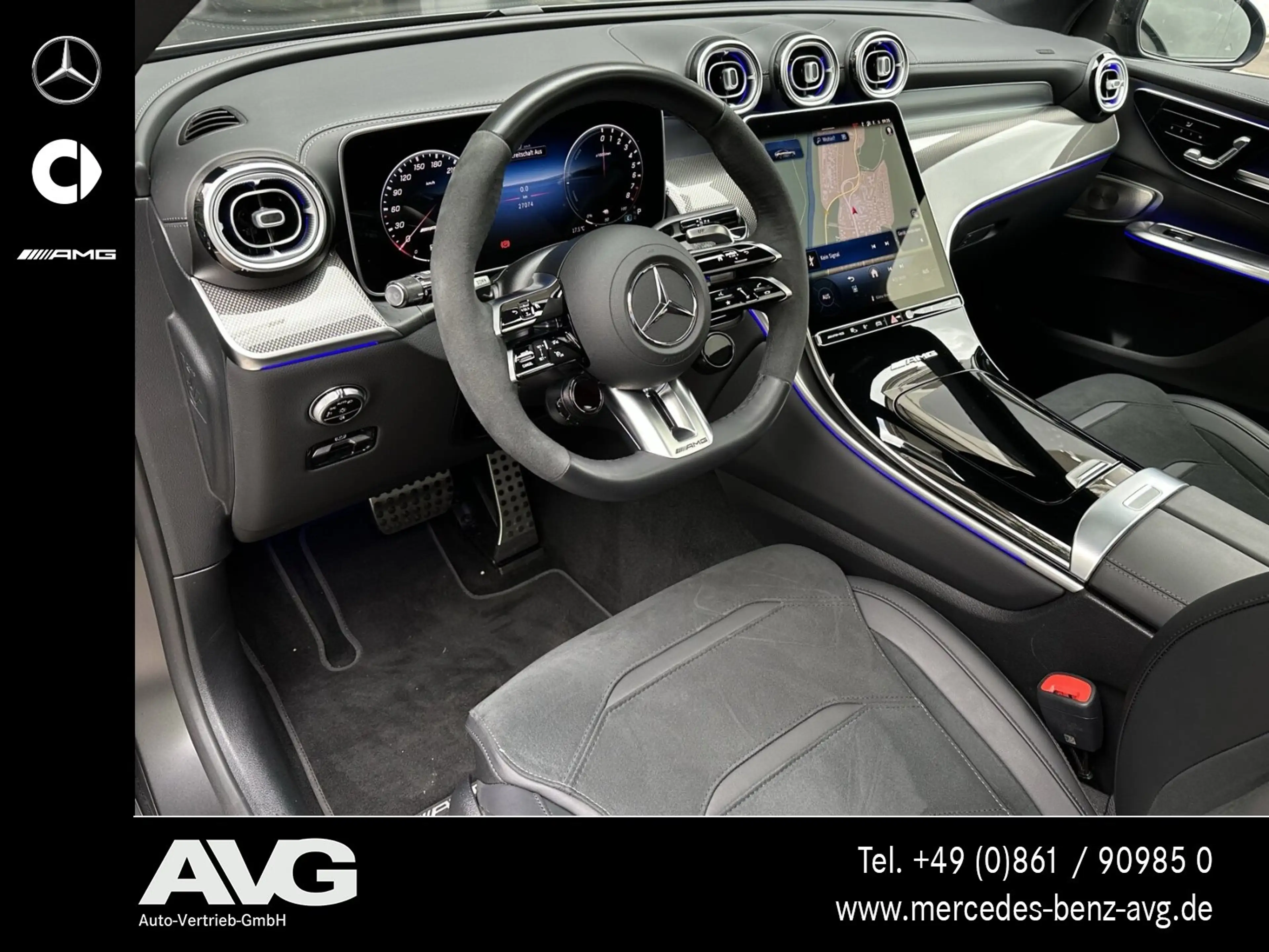 Mercedes-Benz GLC 63 AMG GLC 63S E Coupé Pano AHK 21" Night MATTGRAU Burm — photo 11