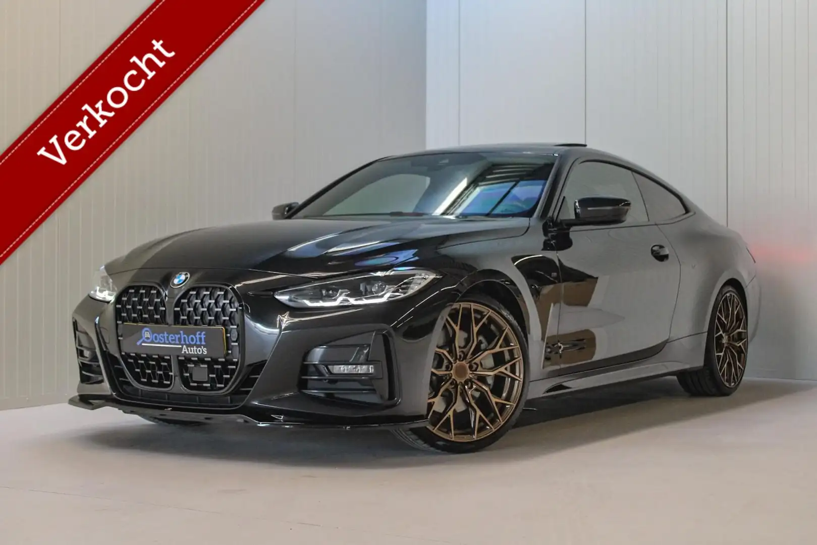 BMW 430 4-serie Coupé 430i High Executive Noir - 1