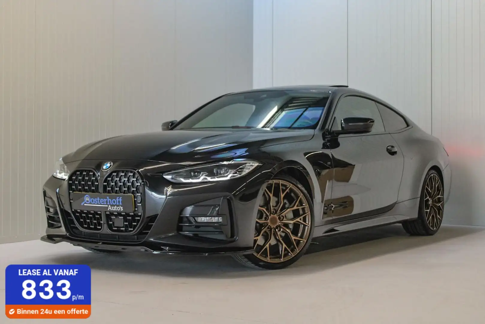BMW 430 4-serie Coupé 430i High Executive Noir - 1