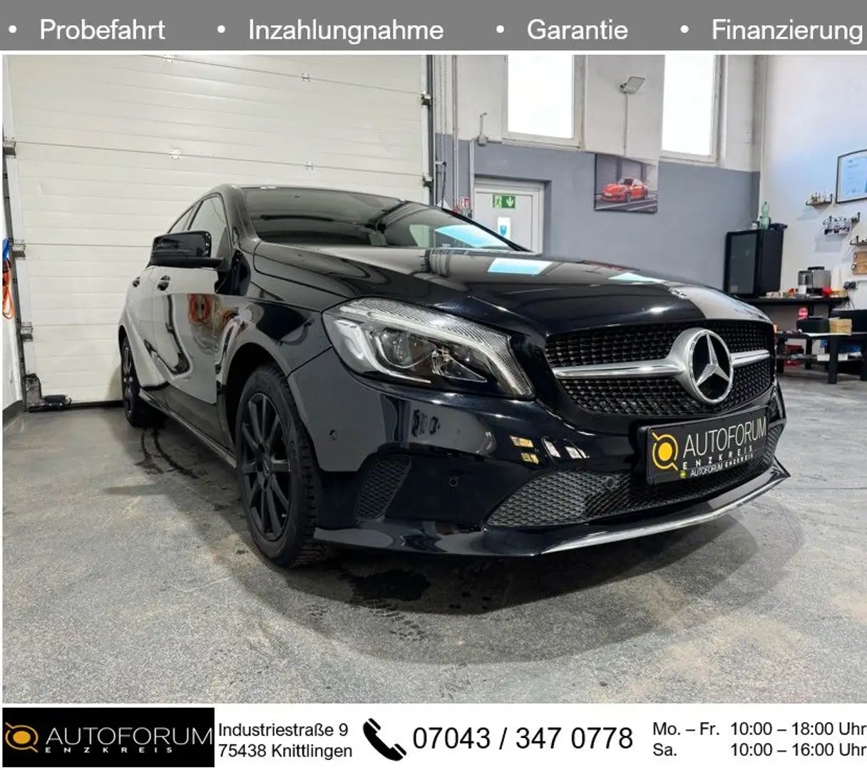 Mercedes-Benz A 180 Automatik BlueEFFICIENCY*LED*PDC*TEMPOMAT* Noir - 1