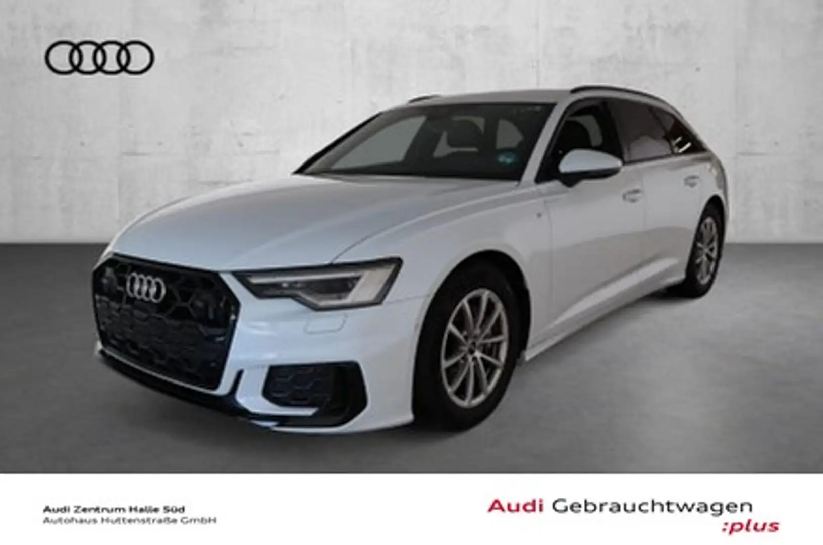 Audi A6 Avant 40 TDI S line HuD Matrix Weiß - 1