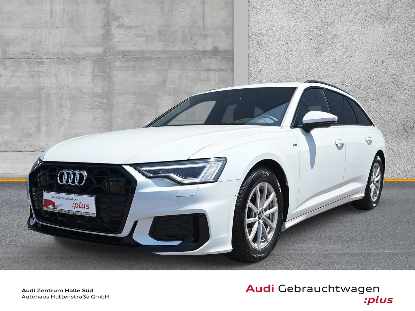 Audi A6 Avant 40 TDI S line HuD Matrix Weiß - 1