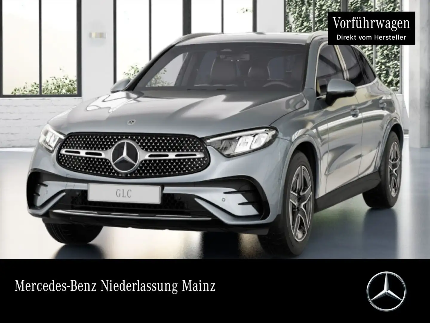 Mercedes-Benz GLC 220 d 4M AMG+360+AHK+LED+TOTW+KEYLESS+9G Silber - 1