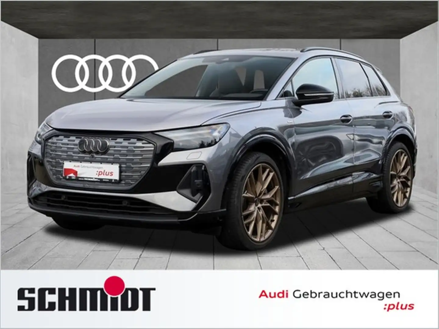 Audi Q4 e-tron 40 S line Edition One Matrix Navi+ ACC Leder Grau - 1