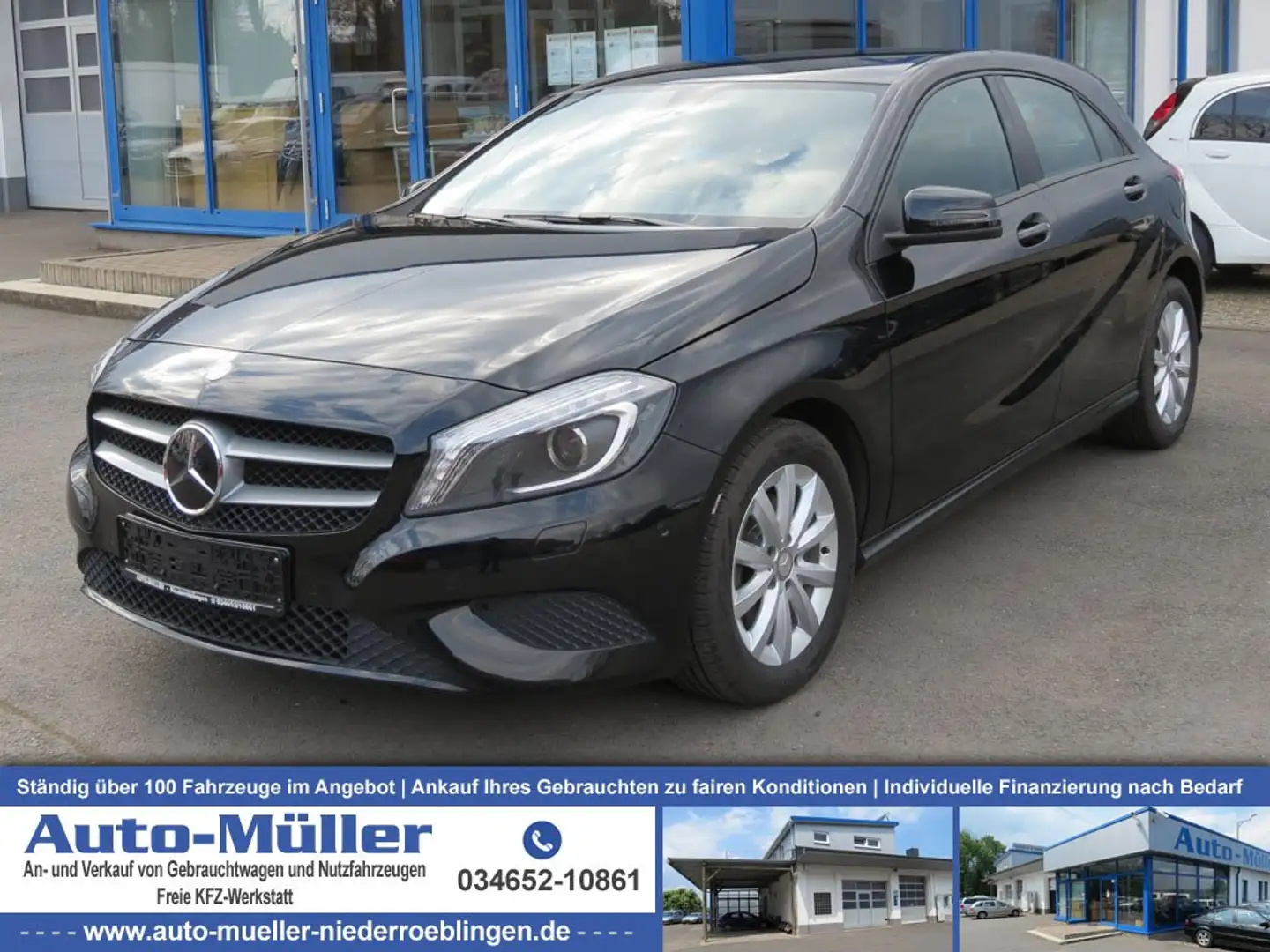 Mercedes-Benz A 180 BlueEfficiency Bi-Xenon Navi 1. Hand Schwarz - 1