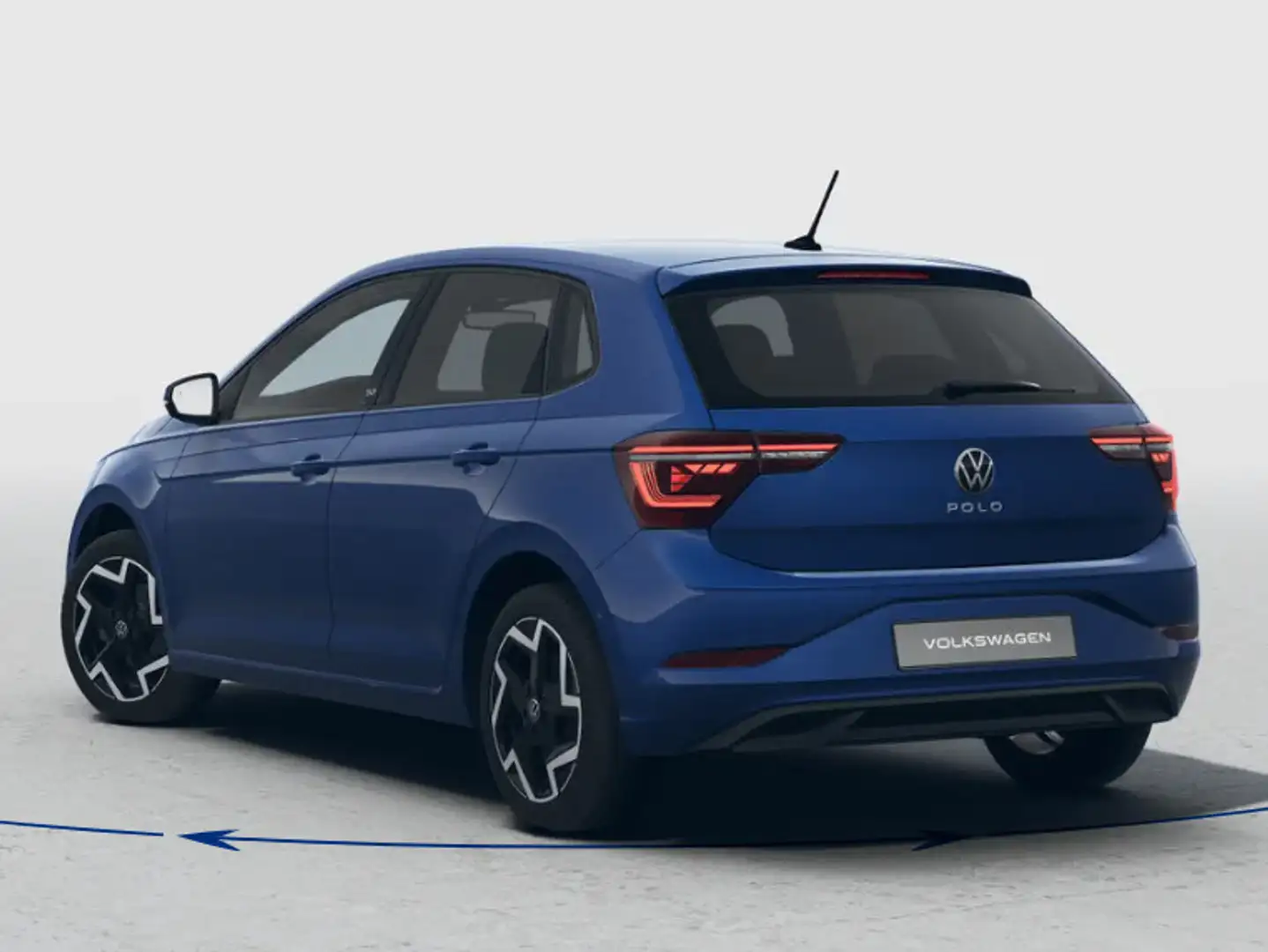 Volkswagen Polo 50 Edition 1.0 TSI 95 PK 7 versn. DSG · Achteruitr Синій - 2