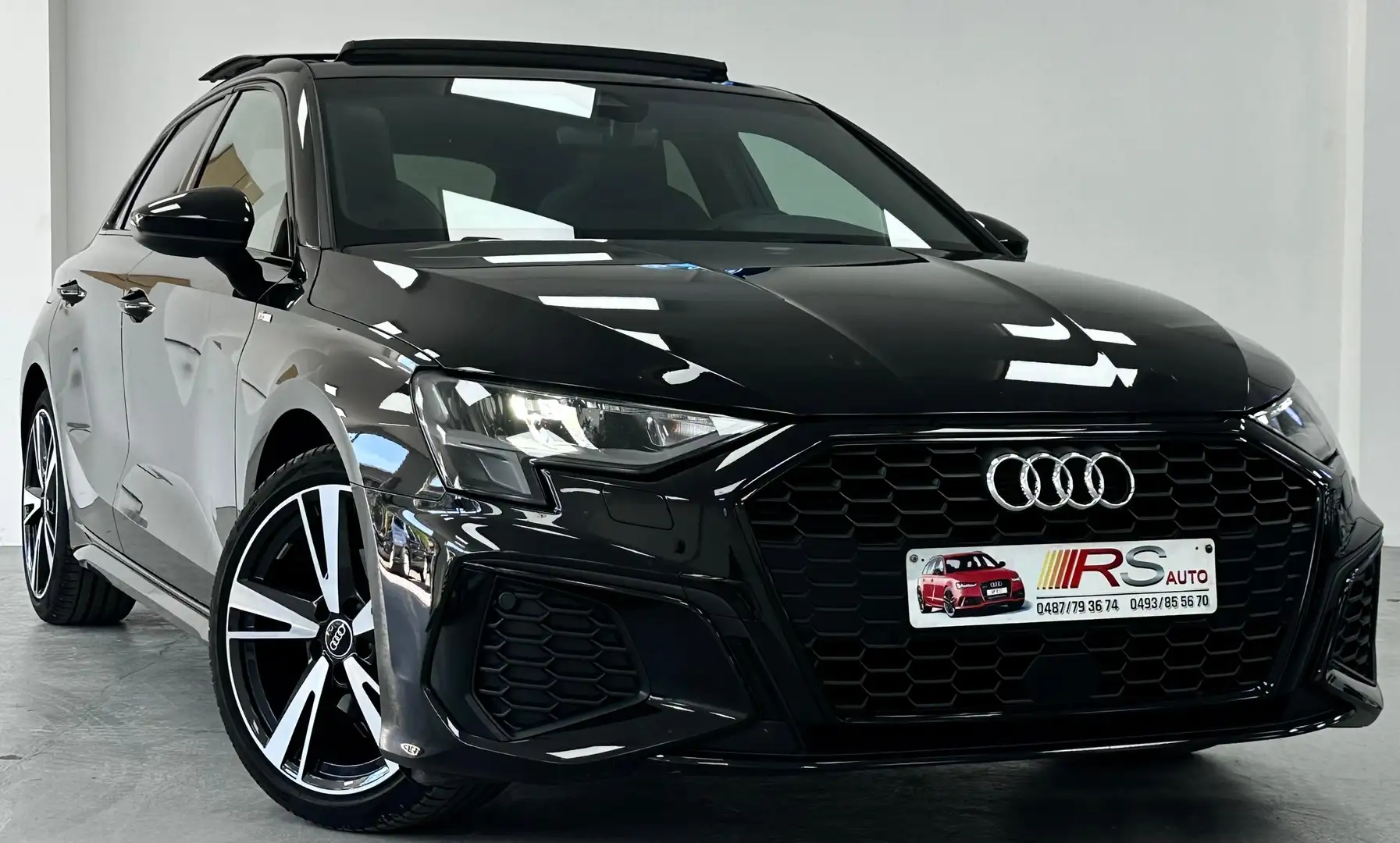 Audi A3 35TDi S line - AUTOMATIQUE - GARANTIE 12 MOIS-PANO Noir - 2