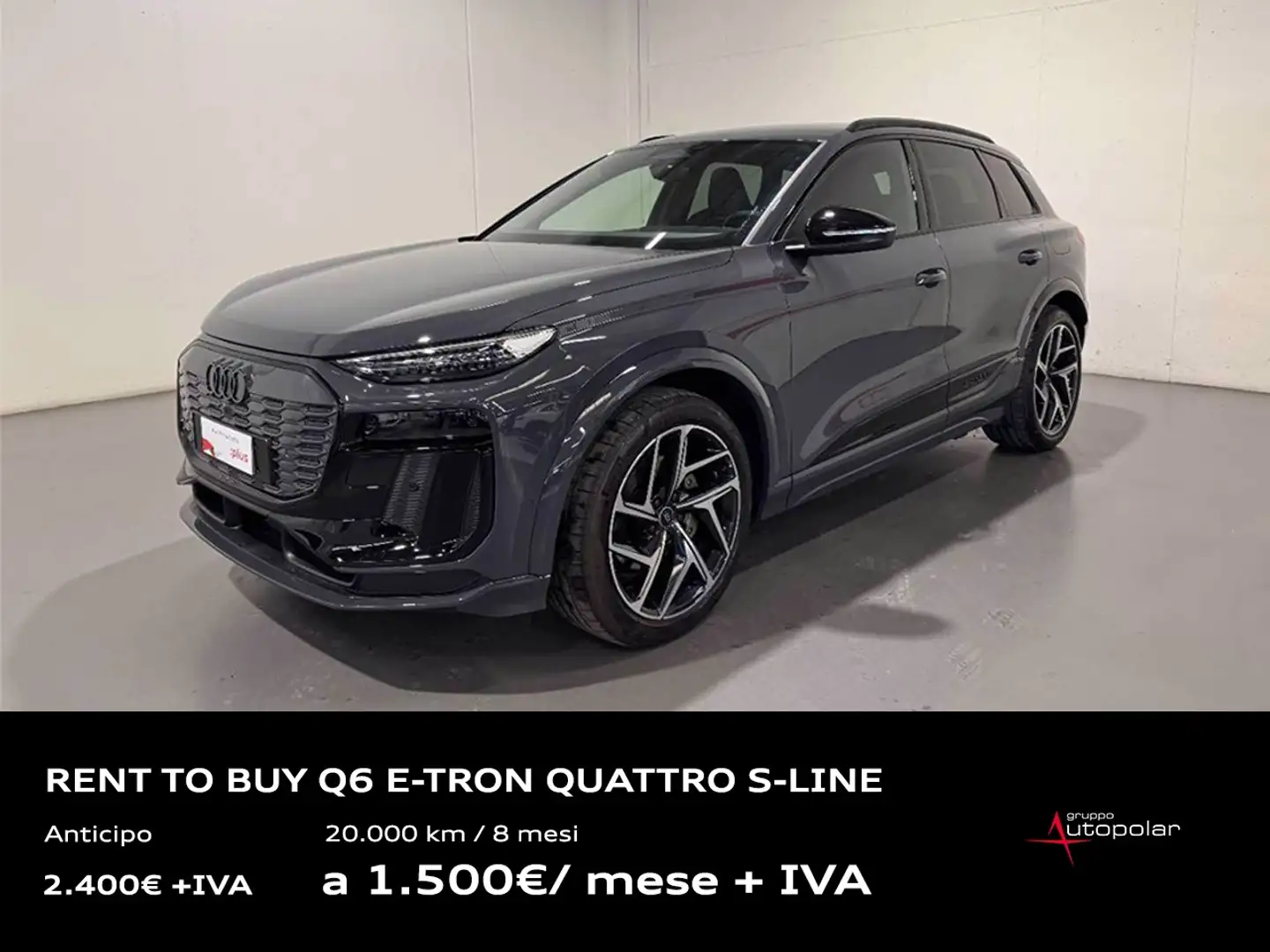 Audi Q6 E-TRON QUATTRO S-LINE EDITION - NOLEGGIO FS RAC Grigio - 1