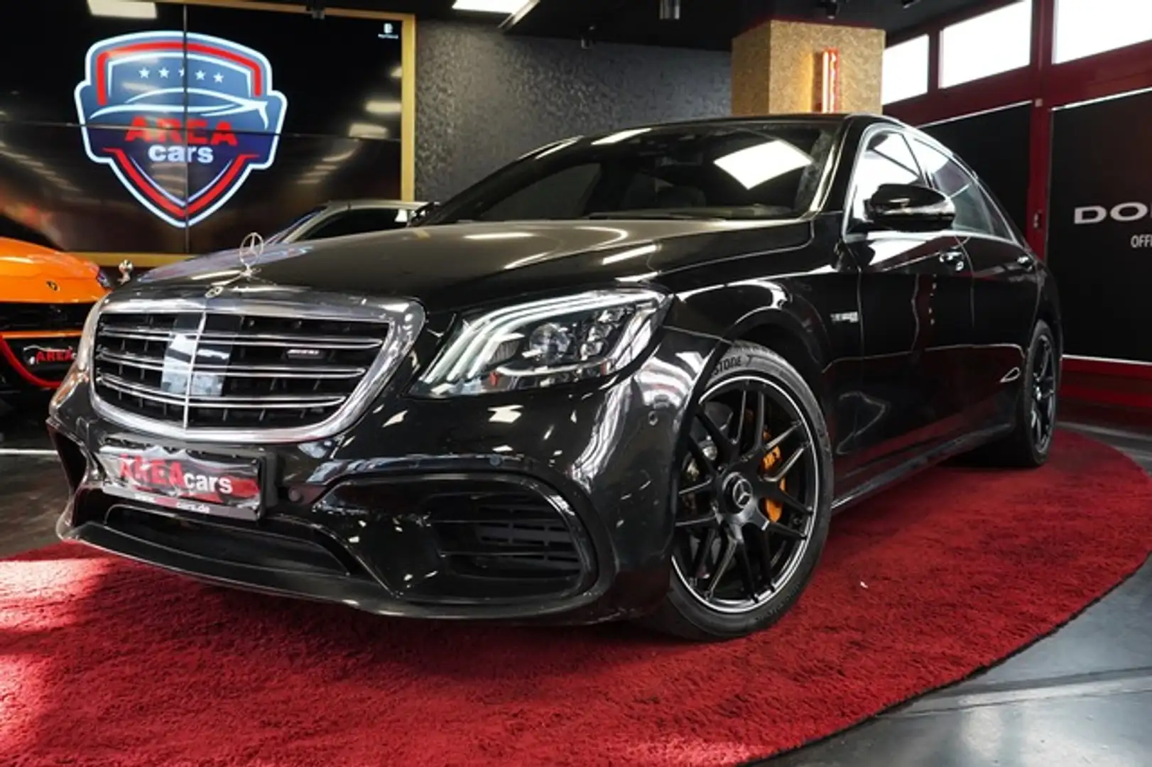 Mercedes-Benz S 63 AMG 4Matic+ L *PANO*4DBUR*HUD*KERAMIK*360° Zwart - 1