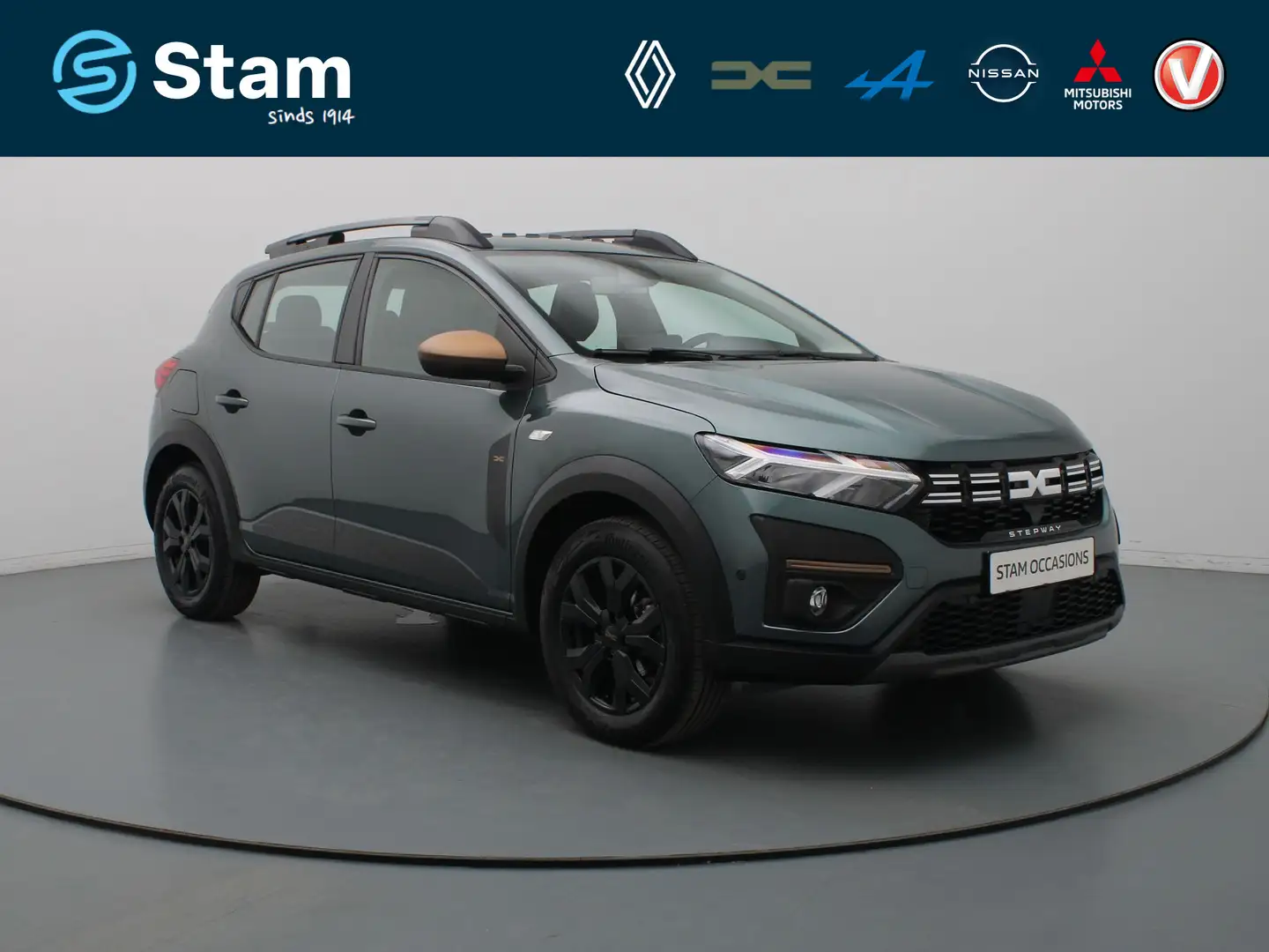 Dacia Sandero Stepway 100pk TCe ECO-G Extreme Camera | Cruise | Groen - 1