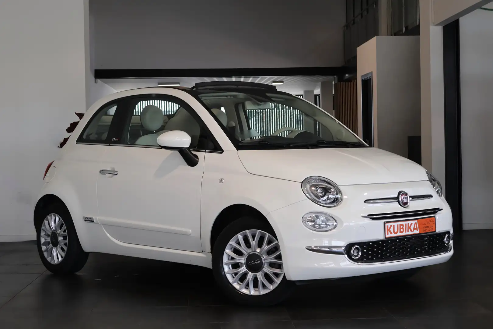 Fiat 500C 500 C 1.2 8V Dualogic Navi CruisC Airco Garantie* Blanc - 2