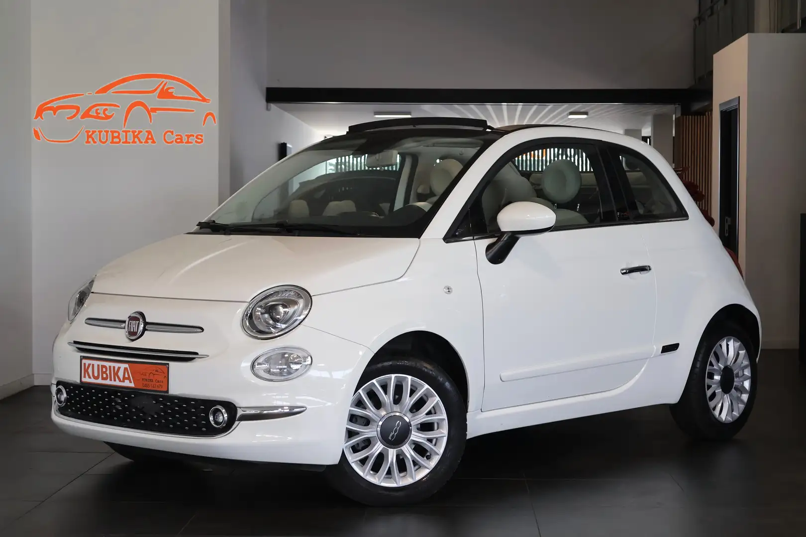 Fiat 500C 500 C 1.2 8V Dualogic Navi CruisC Airco Garantie* Blanc - 1