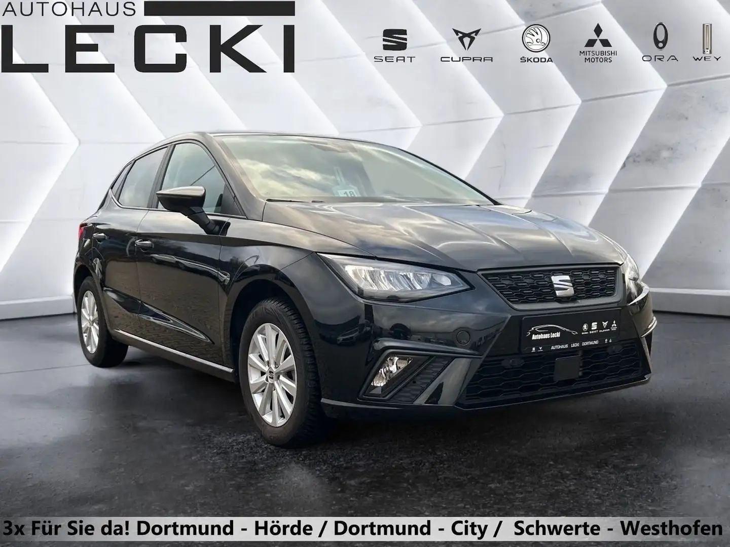 SEAT Ibiza Style 1.0 TSi *PDC*FULL-LINK*4SEASON*KAMERA*SHZ* Schwarz - 1