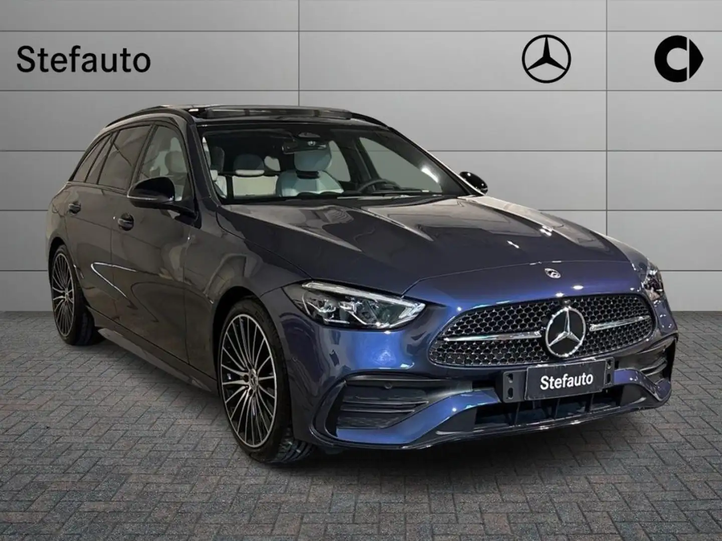 Mercedes-Benz C 220 d Mild hybrid S.W. AMG Line Advanced Plus Blau - 1