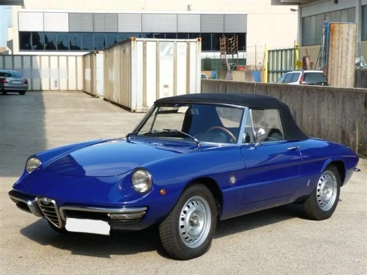 Alfa Romeo Spider 1300 Junior, Duetto Coda Tonda Modrá - 1