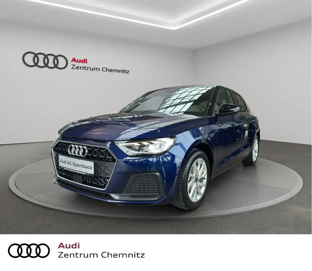Audi A1 Sportback 25 TFSI S tr. LED+SIDE+SMARTPHONE Blauw - 1